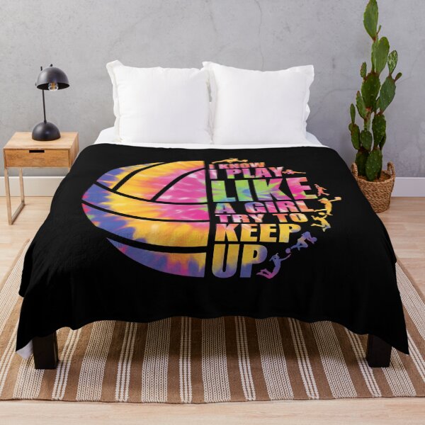 Item preview, Tie-Dye Volleyball Like a Girl Shirt designed and sold by LarryMBrown.