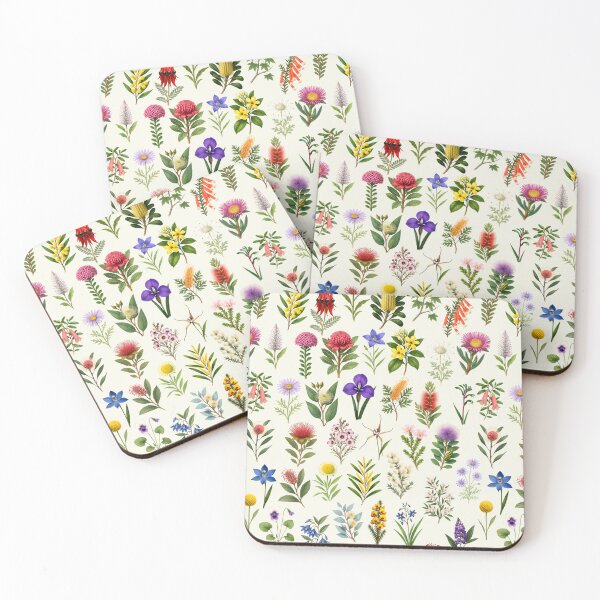 Item preview, Wildflowers of Australia Illustration Chart designed and sold by kakarikihill.