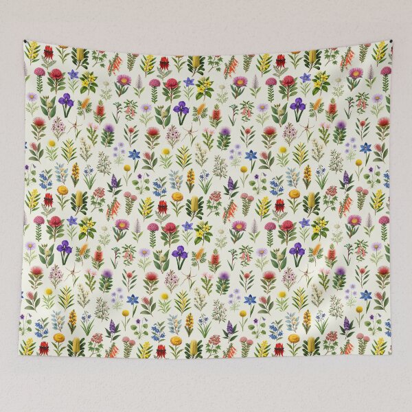 Item preview, Wildflowers of Australia Illustration Chart designed and sold by kakarikihill.