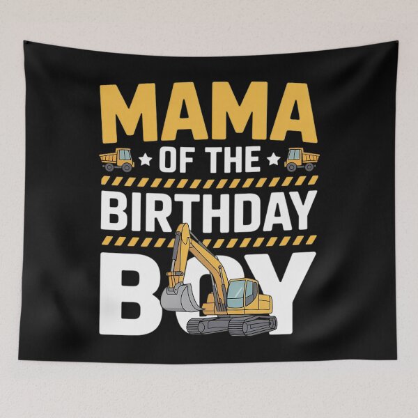 Item preview, Mom Of The Birthday Boy Construction Theme Party Matching designed and sold by TrinaEspinoza.