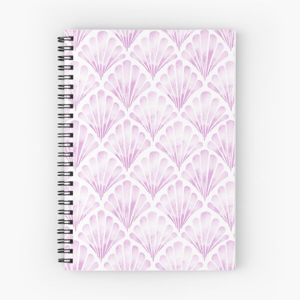 Item preview, Light Pink Clam Shell Coastal Nautical Ocean Pattern designed and sold by KConfetti.