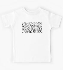 Diversity of life - black silhouettes Kids Tee