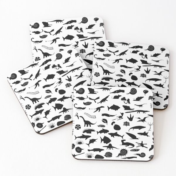 Item preview, Diversity of life - black silhouettes designed and sold by MarkWitton.