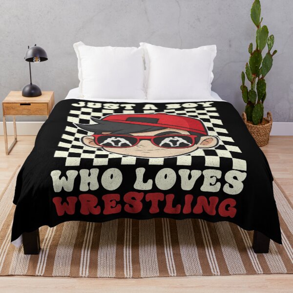 Item preview, Cool Boy Who Loves Wrestling Shirt designed and sold by LarryMBrown.