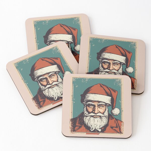 Item preview, Santa Claus Portrait Pulp Culture Art designed and sold by taiche.