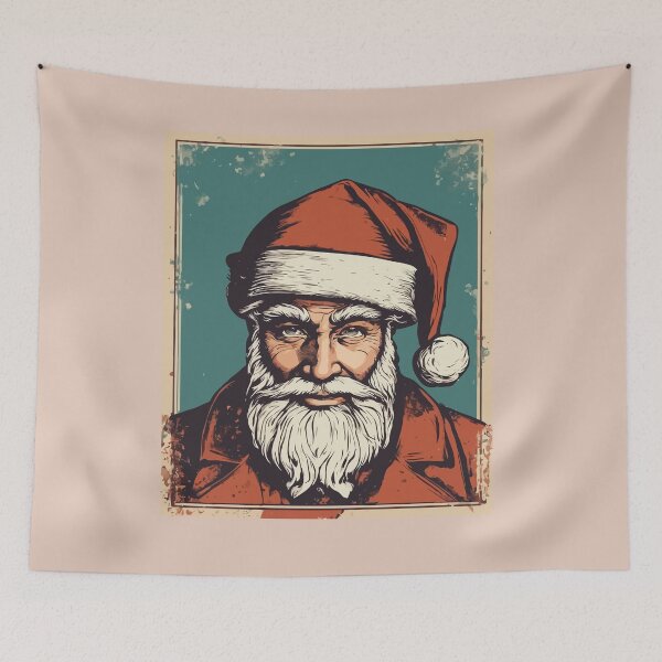 Item preview, Santa Claus Portrait Pulp Culture Art designed and sold by taiche.