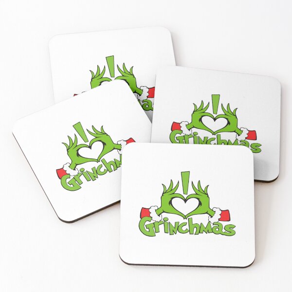 Item preview, Grinch Love Grinchmas Funny Christmas Hands Heart Sticker designed and sold by pluekeethi.