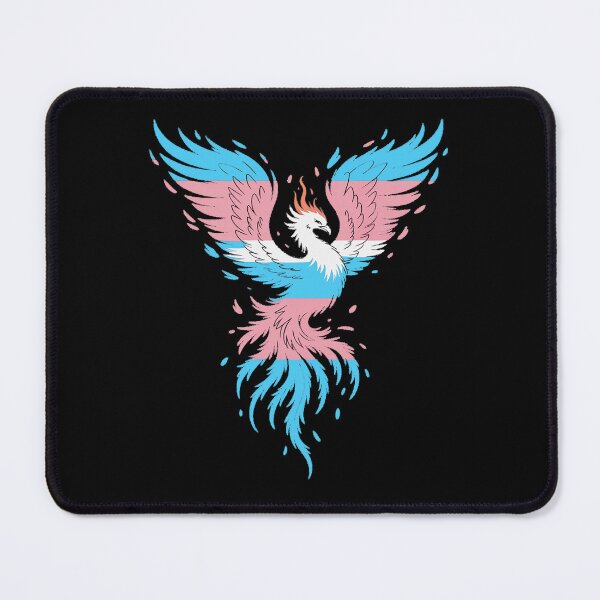 Item preview, Transgender Phoenix Reborn Transsexual Flag LGBT Trans Bird designed and sold by DrewLeuschke.