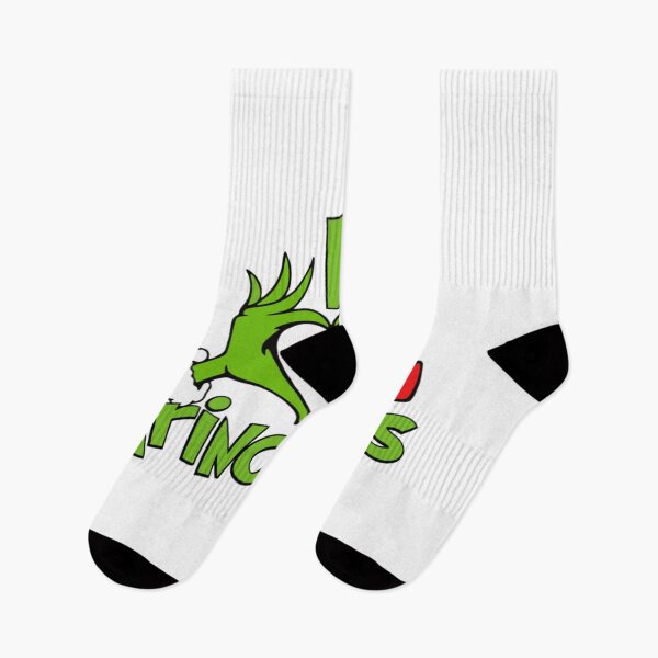 Artikelvorschau, Grinch-Liebe Grinchmas Lustiger Weihnachts-Handherz-Aufkleber entworfen und verkauft von pluekeethi.