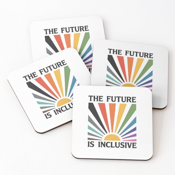 Item preview, The Future is Inclusive LGBTQ Progress Pride designed and sold by MinaReinger.