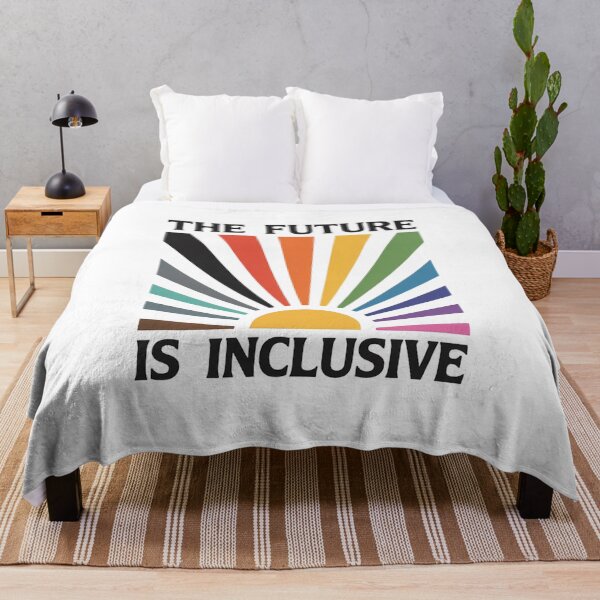 Item preview, The Future is Inclusive LGBTQ Progress Pride designed and sold by MinaReinger.
