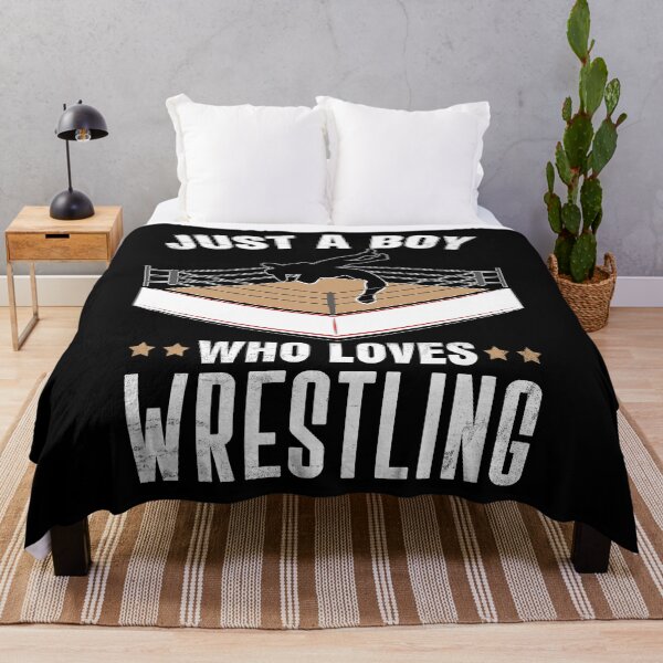Item preview, Boy Who Loves Wrestling Ring Tee designed and sold by LarryMBrown.