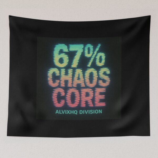 Item preview, 67 % Chaos Core T-Shirt – AlvixHQ Division Tech Aesthetic designed and sold by AlvixVerse.