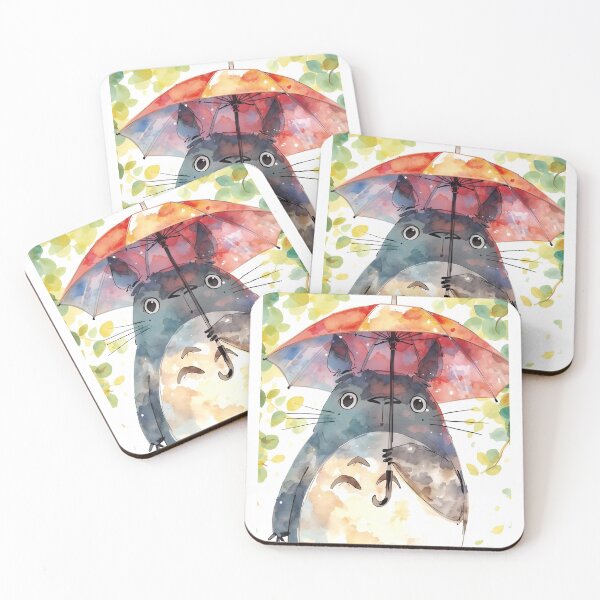 Item preview, Totoro with umbrella designed and sold by whatthefoxsays.