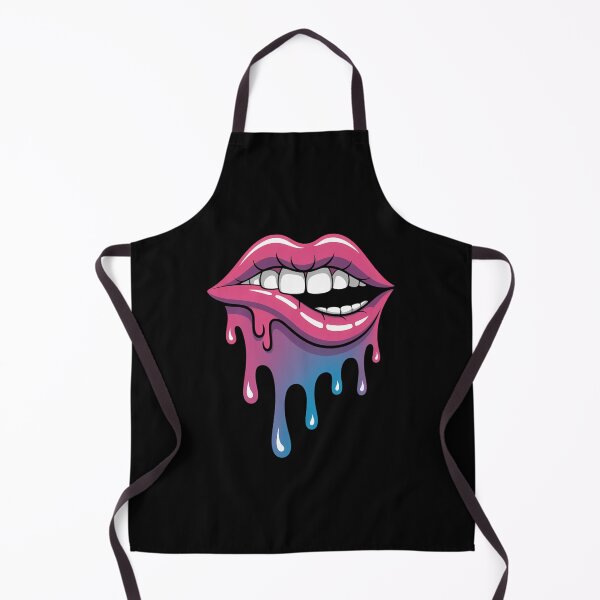 Item preview, Sexy Biting Dripping Lips Bisexual Flag LGBT Gay Pride Gift designed and sold by TrinaEspinoza.