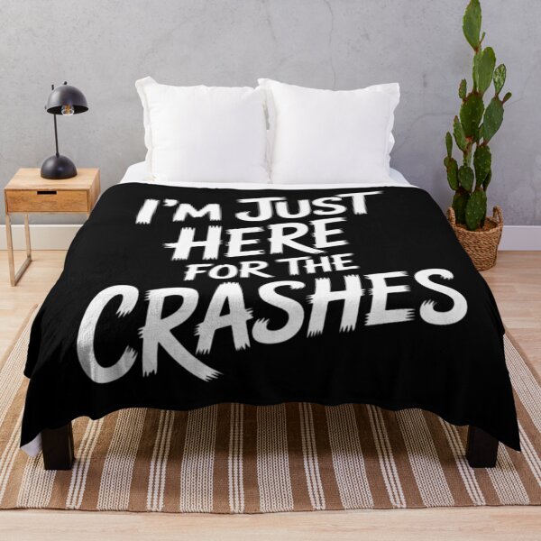Item preview, I'm Just Here For The Crashes Race Car designed and sold by HellD3vil-Art.