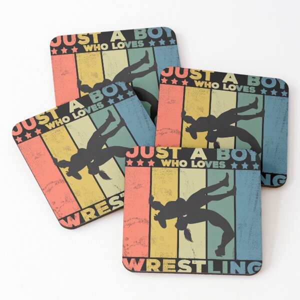 Item preview, Retro Boy Who Loves Wrestling Shirt designed and sold by LarryMBrown.