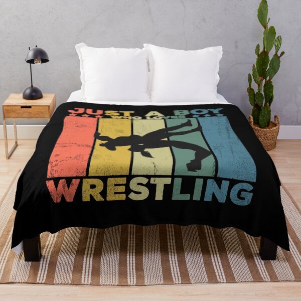 Item preview, Retro Boy Who Loves Wrestling Shirt designed and sold by LarryMBrown.