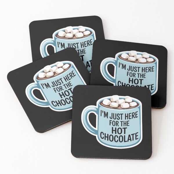 Item preview, I'm Just Here For The Hot Chocolate Hot Cocoa Lover designed and sold by HellD3vil-Art.