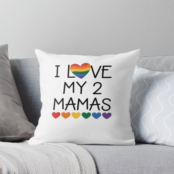 Aperçu de l'œuvre J'aime mes deux mamans, nouveau-né et enfant en bas âge, baby shower lesbienne créée et vendue par HaileyRobel.
