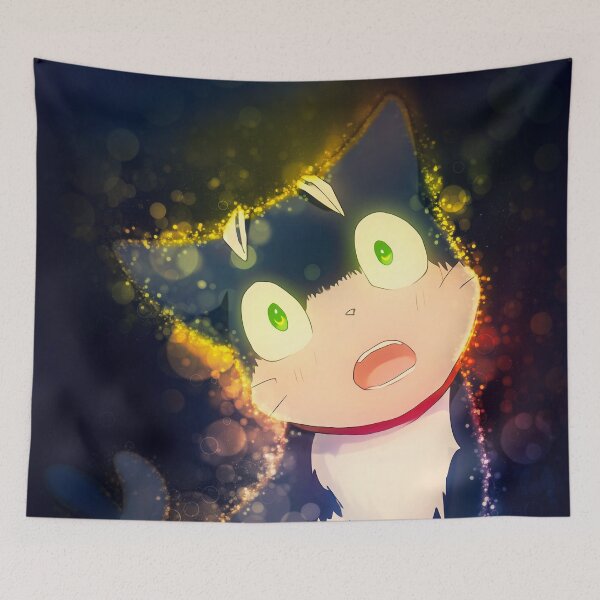 Item preview, Kuro Blue Exorcist Curious Spirit Of Magical Familiar In Bright Glow designed and sold by thedarvills.