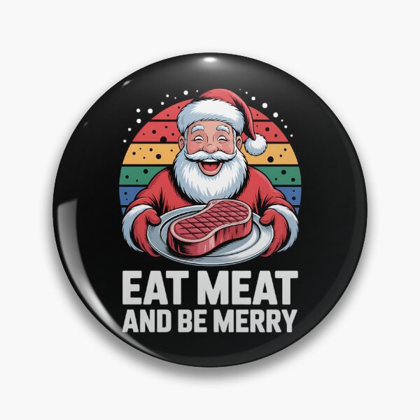 Item preview, Father Christmas Xmas Butcher Meat Steak Party designed and sold by Moon-Ape.