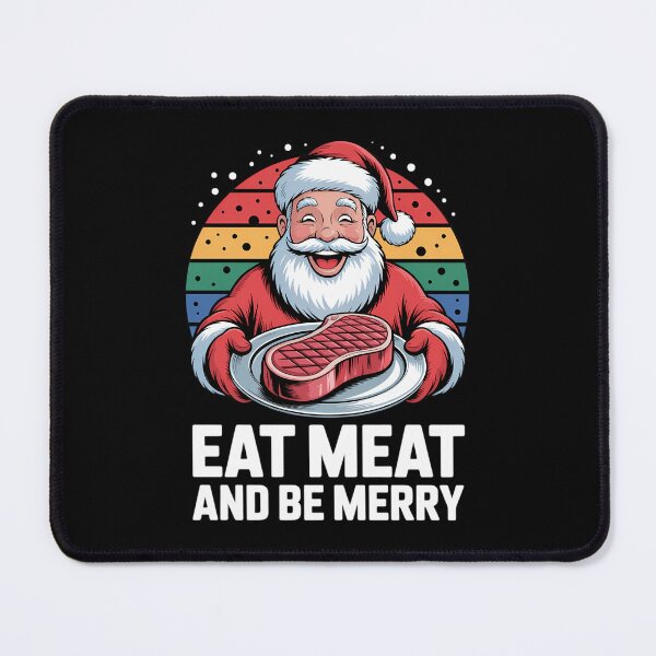 Item preview, Father Christmas Xmas Butcher Meat Steak Party designed and sold by Moon-Ape.