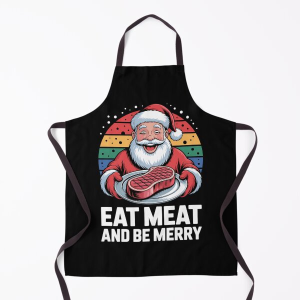Item preview, Father Christmas Xmas Butcher Meat Steak Party designed and sold by Moon-Ape.