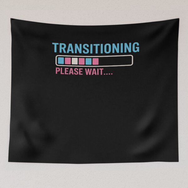 Item preview, Transitioning Please Wait Shirt Transgender LGBT Pride designed and sold by marcusry.