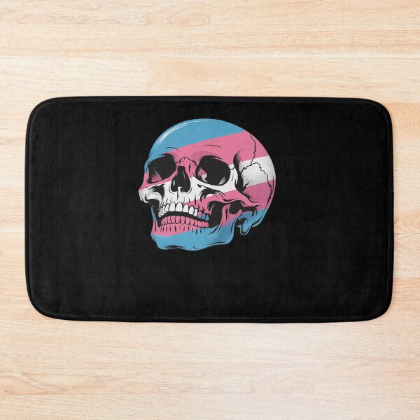 Item preview, Transgender Trans LGBT Pride Rights Skull Transgender Skull designed and sold by VasilisLamArt.