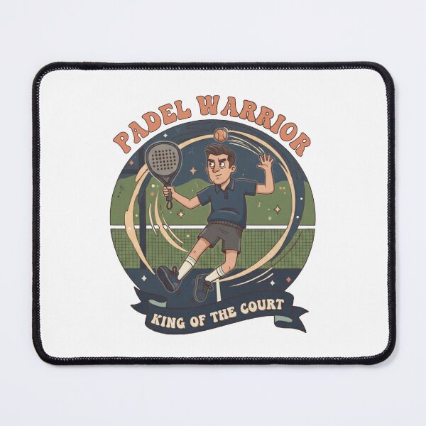 Item preview, Padel Warrior King of the Court designed and sold by PastelPopShop.