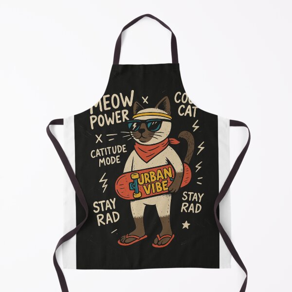 Item preview, Urban Meow Power – Cool Siamese Street Cat designed and sold by Siamcatshop.