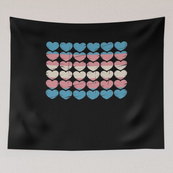 Item preview, Transgender Heart Love Flag Trans Pride Transexual LGBT designed and sold by HaileyRobel.