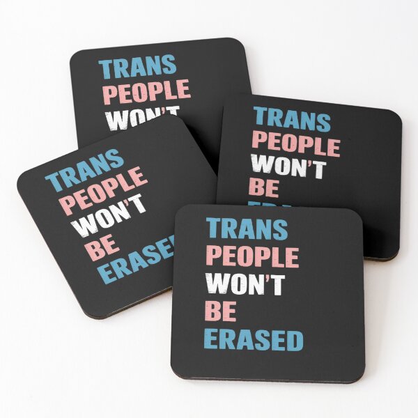 Item preview, Trans People Won't Be Erased designed and sold by MinaReinger.