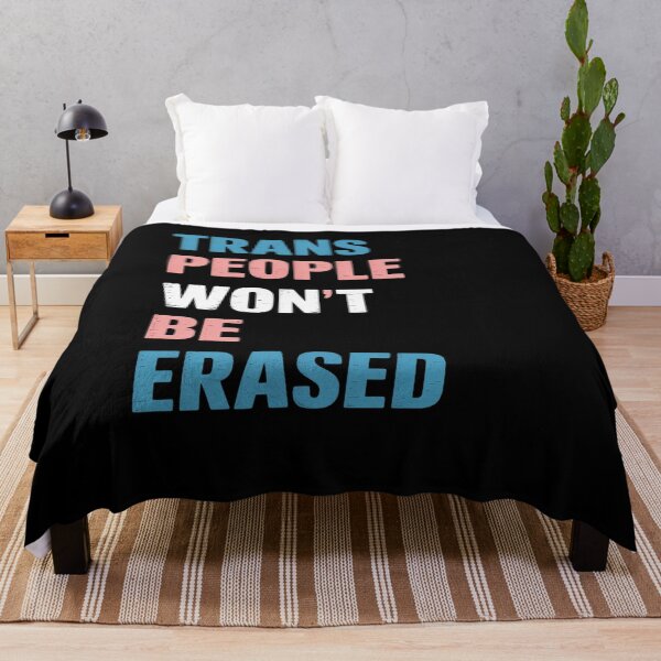 Item preview, Trans People Won't Be Erased designed and sold by MinaReinger.