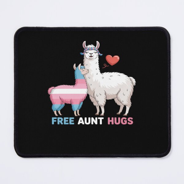 Item preview, Trans Llama Free Aunt Hugs Proud Ally Transgender Flag Pride designed and sold by AmparoBoyle.