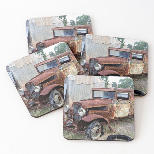 Item preview, 1930 Hudson Coupe Vintage Car Wreck designed and sold by SculleryDaysVtg.