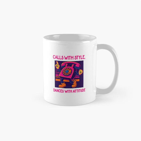 Item preview, Retro Dancing Phone – Calls with Style, Dances with Attitude designed and sold by threeABinks.