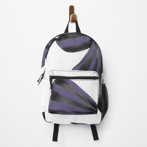 Item preview, Purple And Black Striped Bow designed and sold by JameyKrebsan.