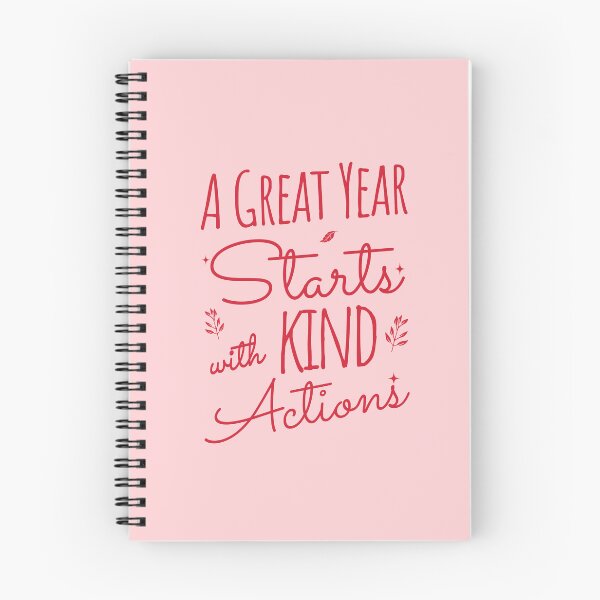 Item preview, 2026 Resolution: A Great Year Starts with Kind Actions (Rose) designed and sold by SummerSnowVentures.