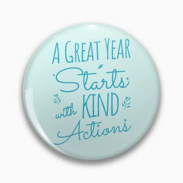 Item preview, 2026 Resolution: A Great Year Starts with Kind Actions (Ocean) designed and sold by SummerSnowVentures.