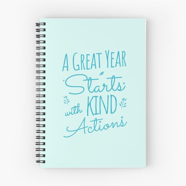 Item preview, 2026 Resolution: A Great Year Starts with Kind Actions (Ocean) designed and sold by SummerSnowVentures.
