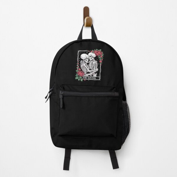 Item preview, The Lovers Tarot Card Occult Skeleton Roses Gothic Kissing designed and sold by HaileyRobel.