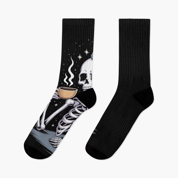 Item preview, Skeleton Drinking Coffee LGBT-Q Transgender Pride Trans Flag designed and sold by khorbiasieno.