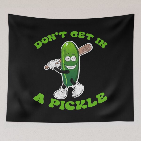 Item preview, Funny Pickle Baseball Pun T-Shirt designed and sold by TinaMDedrick.
