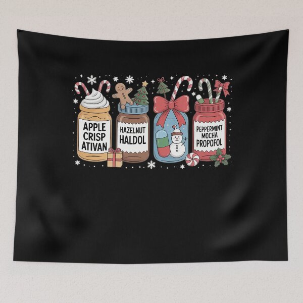 Item preview, Christmas Nurse Funny Peppermint Mocha Propofol ER ED ICU RN  designed and sold by TyraYoung.