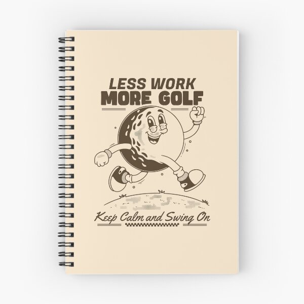Item preview, Less Work More Golf Keep Calm Swing On Design designed and sold by adipra.