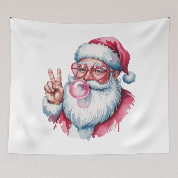 Item preview, Christmas Merry Christmas Western Santa Claus designed and sold by PunkNation-Arts.