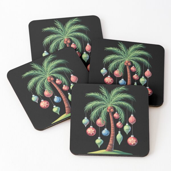 Item preview, Christmas Palm Tree Light Hawaiian Tropical Xmas designed and sold by TyraYoung.