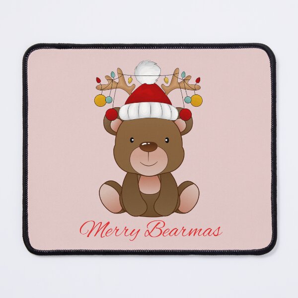 Item preview, Merry Bearmas, Christmas humor, funny Christmas design, funny bear designed and sold by SofikoDesigns.